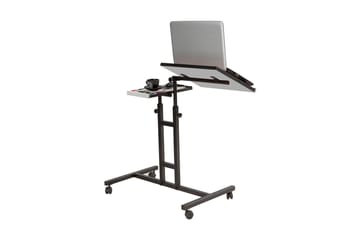 Ollier StåSkrivebord 67 cm - Hvit/Svart - Møbler - Bord - Kontorbord - Skrivebord - Hev og senkbart skrivebord