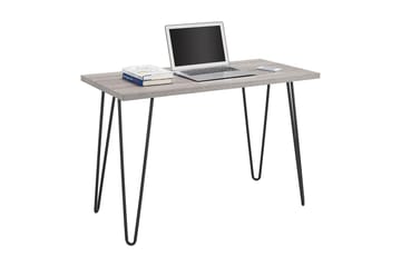 Owen Skrivebord 102 cm Grå/Svart - Dorel Home - Møbler - Bord - Kontorbord - Skrivebord