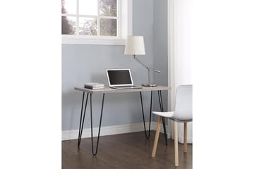 Owen Skrivebord 102 cm Grå/Svart - Dorel Home - Møbler - Bord - Kontorbord - Skrivebord