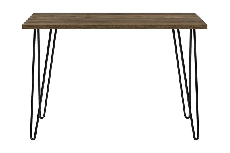 Owen Skrivebord 102 cm Valnøttsbrun/Svart - Dorel Home - Møbler - Bord - Kontorbord - Skrivebord