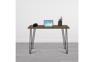 Owen Skrivebord 102 cm Valnøttsbrun/Svart - Dorel Home - Møbler - Bord - Kontorbord - Skrivebord