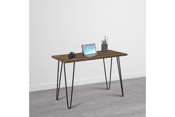 Owen Skrivebord 102 cm Valnøttsbrun/Svart - Dorel Home - Møbler - Bord - Kontorbord - Skrivebord