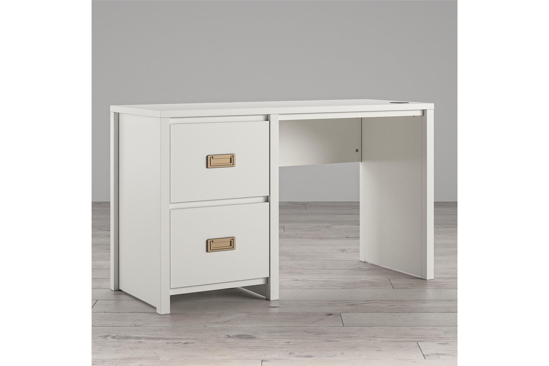 Quincy Skrivebord 120 cm Hvit - Queer Eye