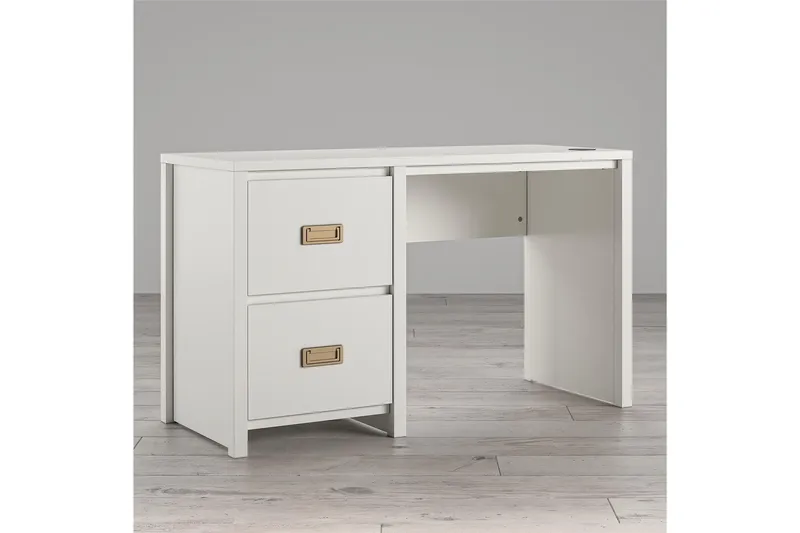 Quincy Skrivebord 120 cm Hvit, Queer Eye