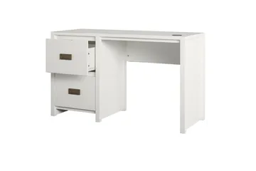 Quincy Skrivebord 120 cm Hvit - Queer Eye - Møbler - Bord - Kontorbord - Skrivebord