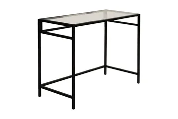 Sabani Skrivebord 100 cm - Glass/Svart - Møbler - Bord - Kontorbord - Skrivebord