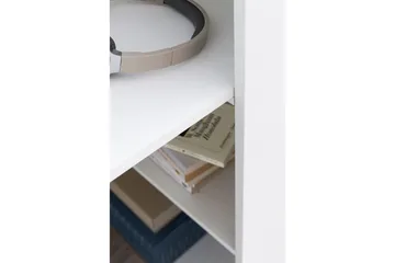 Shuping Skrivebord 120 cm med Oppbevaringshyller - Hvit - Møbler - Bord - Kontorbord - Skrivebord