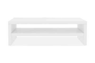 Skjermstativ høyglans hvit 42x24x13 cm sponplate - Hvit - Møbler - Bord - Kontorbord - Skrivebord
