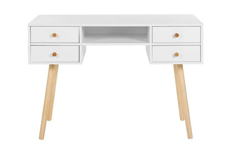 Skrivebord 110 x 55 cm Hvit LEVIN, Hvit