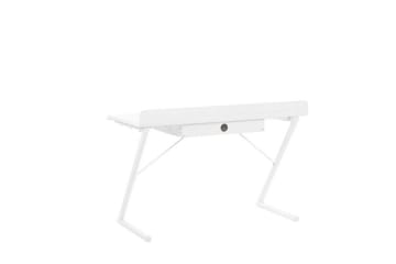 Skrivebord 120 x 60 cm Hvit/Lyst tre FOCUS - Hvit - Møbler - Bord - Kontorbord - Skrivebord