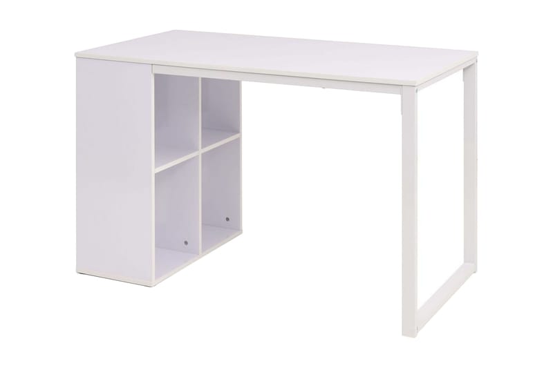 Skrivebord 120x60x75 cm hvit - Skrivebord