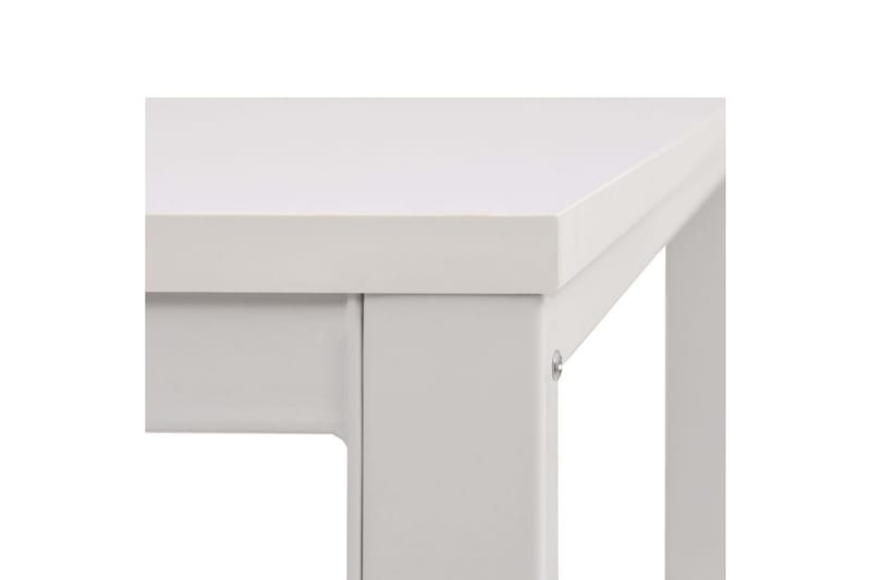 Skrivebord 120x60x75 cm hvit - Skrivebord