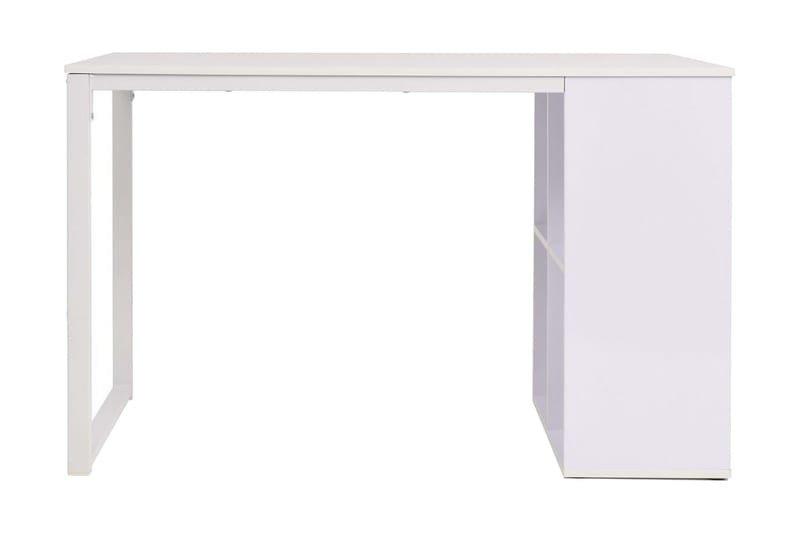 Skrivebord 120x60x75 cm hvit - Skrivebord