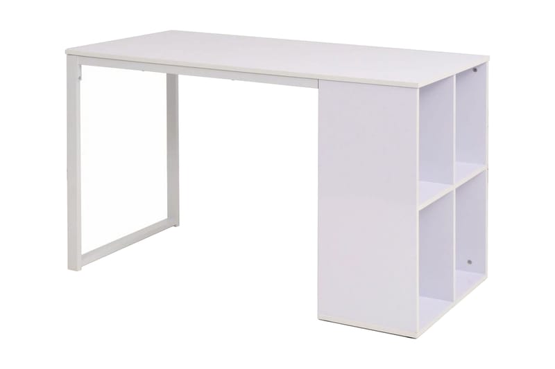 Skrivebord 120x60x75 cm hvit - Skrivebord