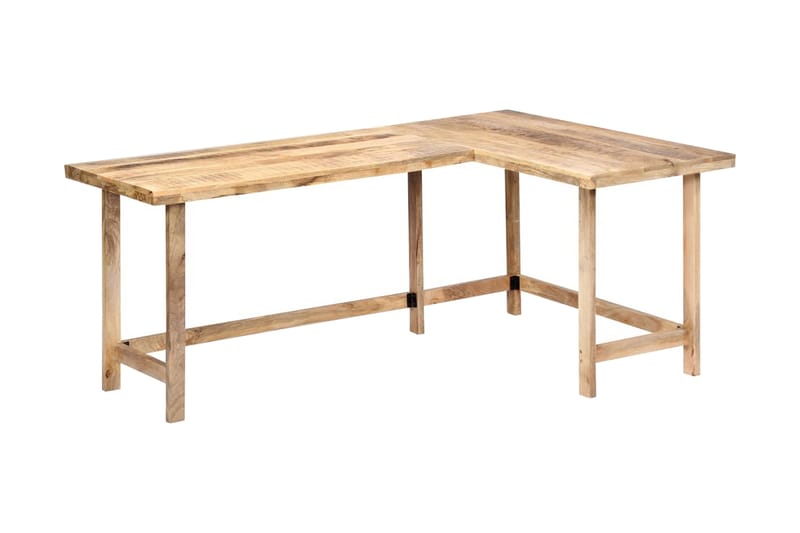 Skrivebord 180x120x76 cm heltre mango - Møbler - Bord - Kontorbord - Skrivebord