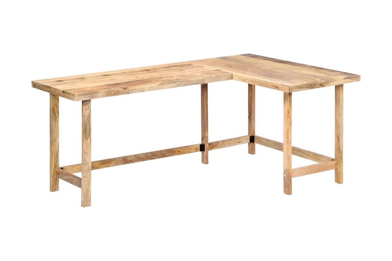 Skrivebord 180x120x76 cm heltre mango - Møbler - Bord - Kontorbord - Skrivebord