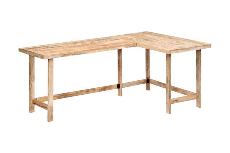 Skrivebord 180x120x76 cm heltre mango - Møbler - Bord - Kontorbord - Skrivebord