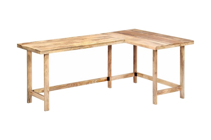 Skrivebord 180x120x76 cm heltre mango - Møbler - Bord - Kontorbord - Skrivebord