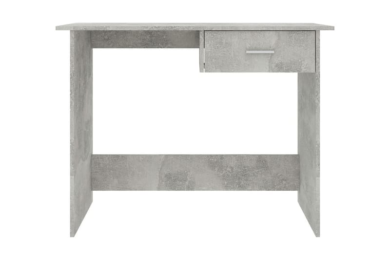 Skrivebord betonggrå 100x50x76 cm sponplate - Grå - Skrivebord