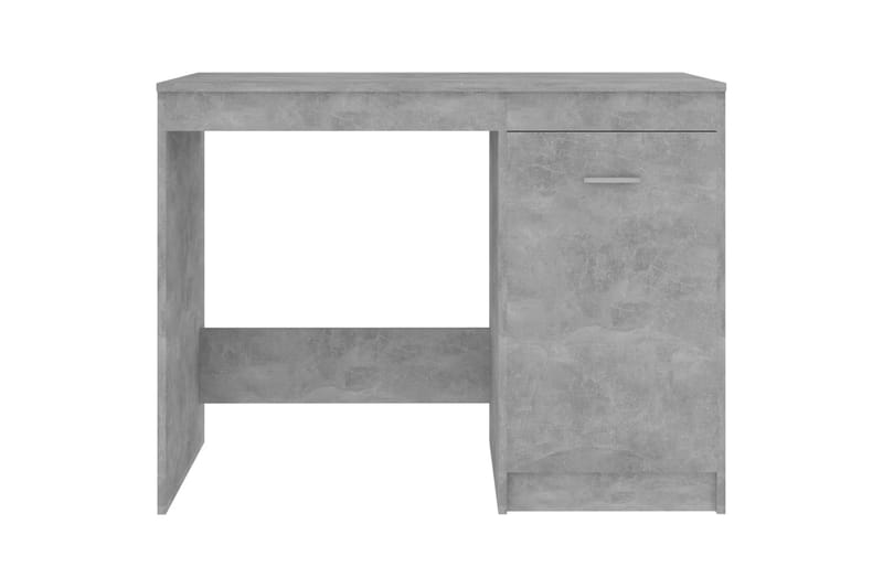 Skrivebord betonggrå 100x50x76 cm sponplate - Grå - Skrivebord