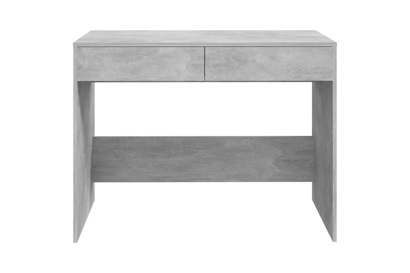 Skrivebord betonggrå 101x50x76,5 cm sponplate - Grå - Møbler - Bord - Kontorbord - Skrivebord