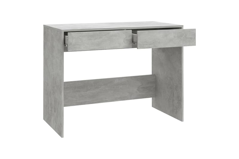 Skrivebord betonggrå 101x50x76,5 cm sponplate - Grå - Møbler - Bord - Kontorbord - Skrivebord