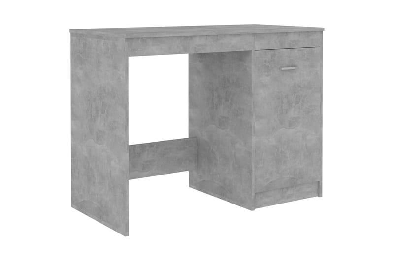 Skrivebord betonggrå 140x50x76 cm sponplate - Skrivebord