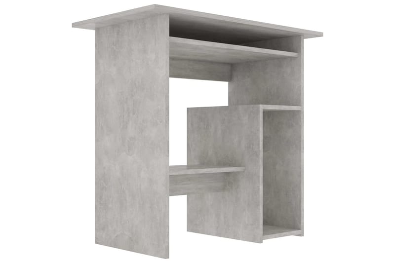 Skrivebord betonggrå 80x45x74 cm sponplate - Møbler - Bord - Kontorbord - Skrivebord