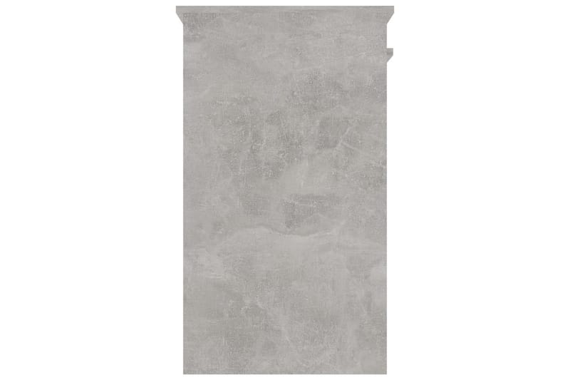 Skrivebord betonggrå 90x45x76 cm sponplate - Grå - Møbler - Bord - Kontorbord - Skrivebord