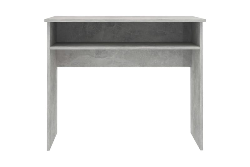 Skrivebord betonggrå 90x50x74 cm sponplate - Grå - Skrivebord