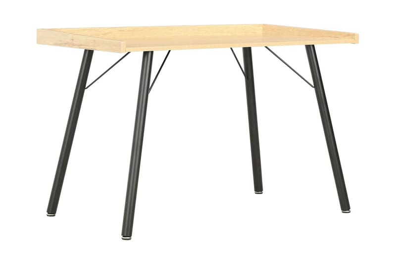 Skrivebord eik 90x50x79 cm - Brun - Møbler - Bord - Kontorbord - Skrivebord