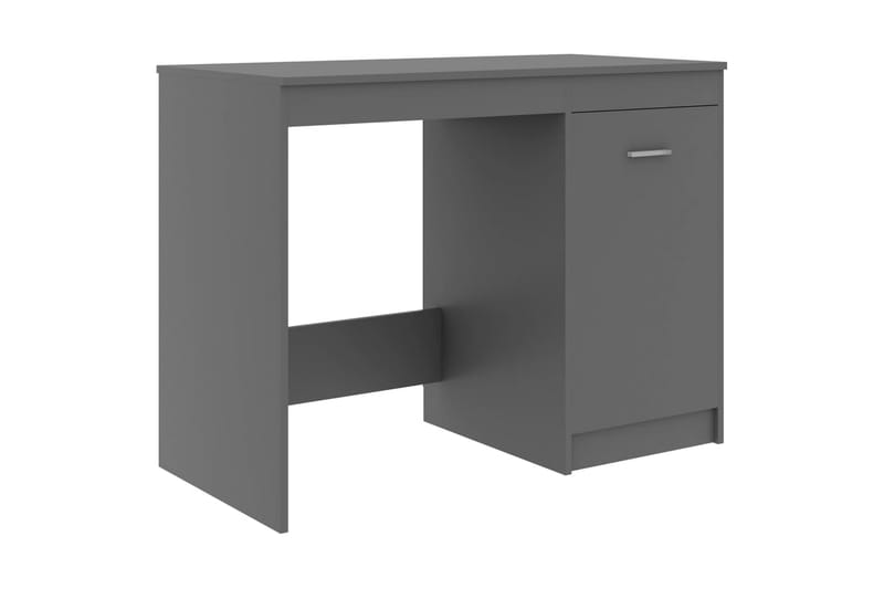 Skrivebord grå 100x50x76 cm sponplate - Grå - Skrivebord