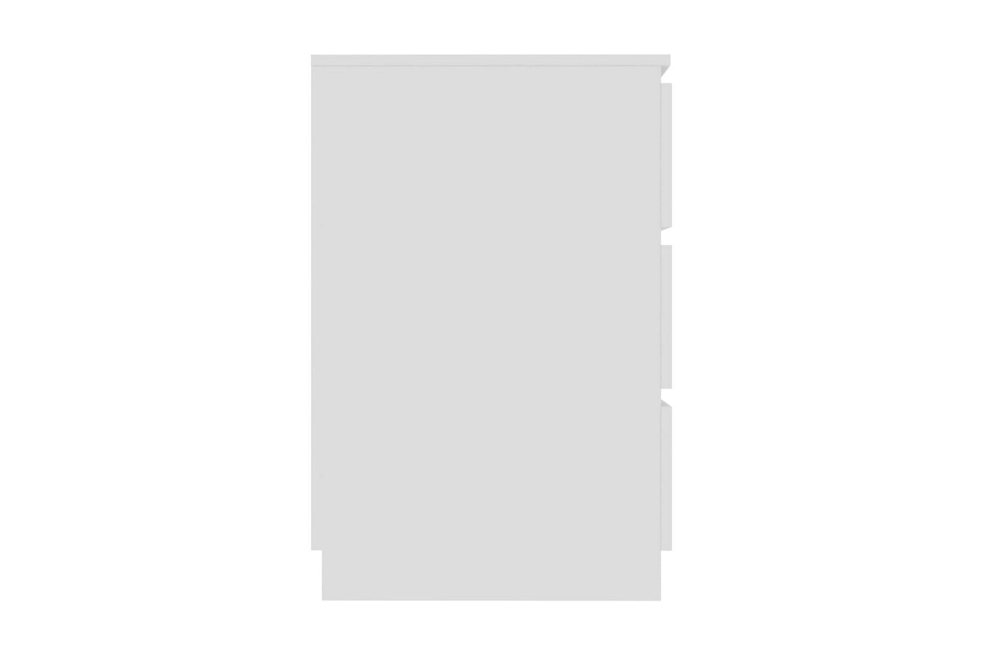 Skrivebord høyglans hvit 140x50x77 cm sponplate - Hvit - Møbler - Bord - Kontorbord - Skrivebord