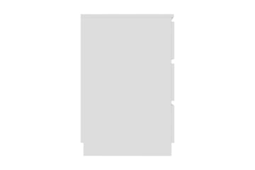 Skrivebord høyglans hvit 140x50x77 cm sponplate - Hvit - Møbler - Bord - Kontorbord - Skrivebord