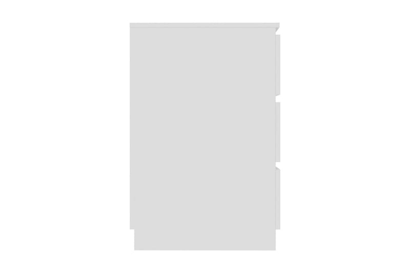Skrivebord høyglans hvit 140x50x77 cm sponplate - Hvit - Møbler - Bord - Kontorbord - Skrivebord