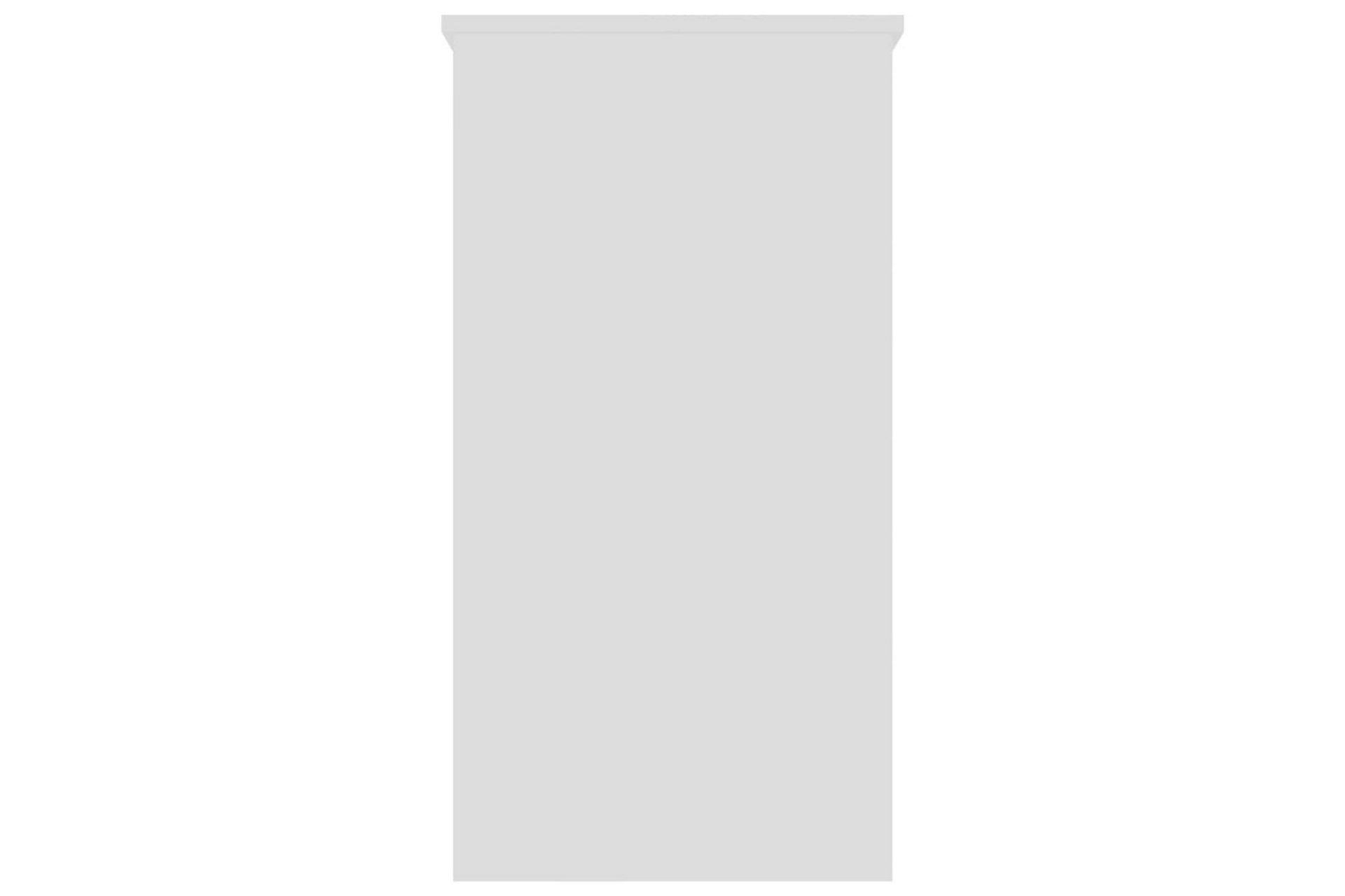 Skrivebord høyglans hvit 80x40x75 cm sponplate - Hvit - Møbler - Bord - Kontorbord - Skrivebord