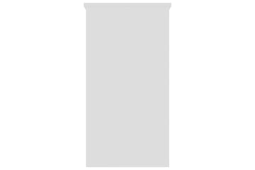 Skrivebord høyglans hvit 80x40x75 cm sponplate - Hvit - Møbler - Bord - Kontorbord - Skrivebord