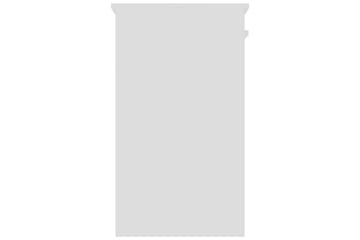 Skrivebord høyglans hvit 90x45x76 cm sponplate - Hvit - Møbler - Bord - Kontorbord - Skrivebord