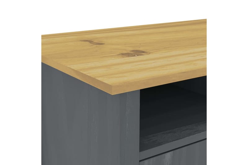 Skrivebord Hill Range grå 150x50x74 cm heltre furu - Skrivebord