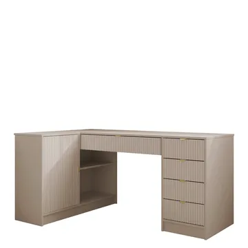skrivebord Hjørneskrivebord TIRENO beige