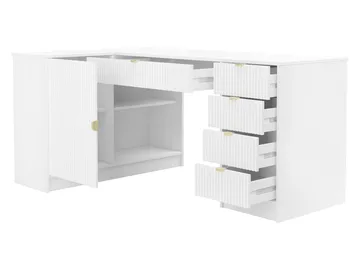 skrivebord Hjørneskrivebord TIRENO svart - Møbler - Bord - Kontorbord - Skrivebord - Hjørneskrivebord