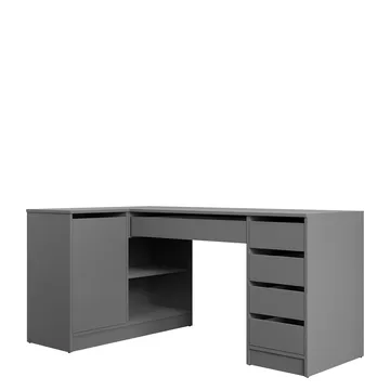 skrivebord Hjørneskrivebord/sminkebord ADA grå