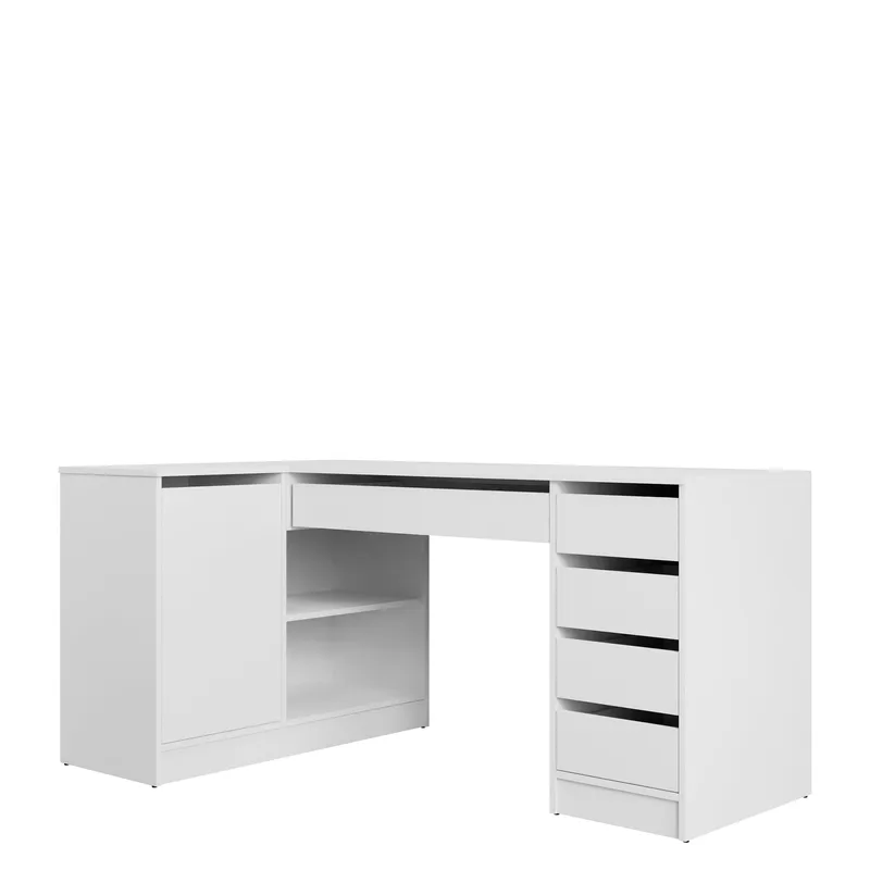 skrivebord Hjørneskrivebord/sminkebord ADA hvit, undefined