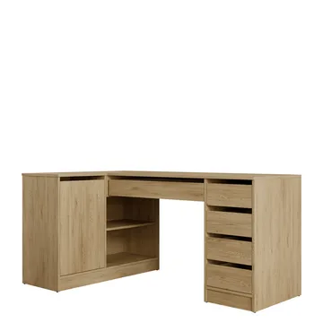 skrivebord Hjørneskrivebord/sminkebord ADA lys brun