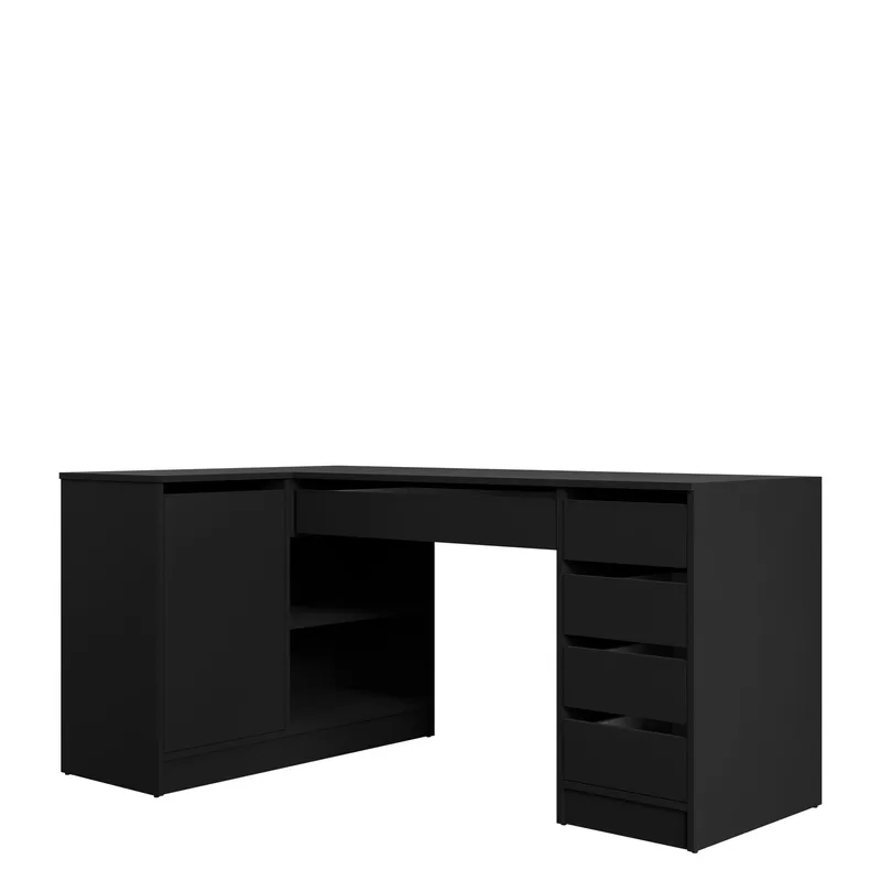 skrivebord Hjørneskrivebord/sminkebord ADA svart, undefined