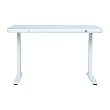 Skrivebord HOME4YOU Ergo Fit med 1 motor 122x62x73,5-118 cm Hvit - Hvit - Møbler - Bord - Kontorbord - Skrivebord - Hev og senkbart skrivebord