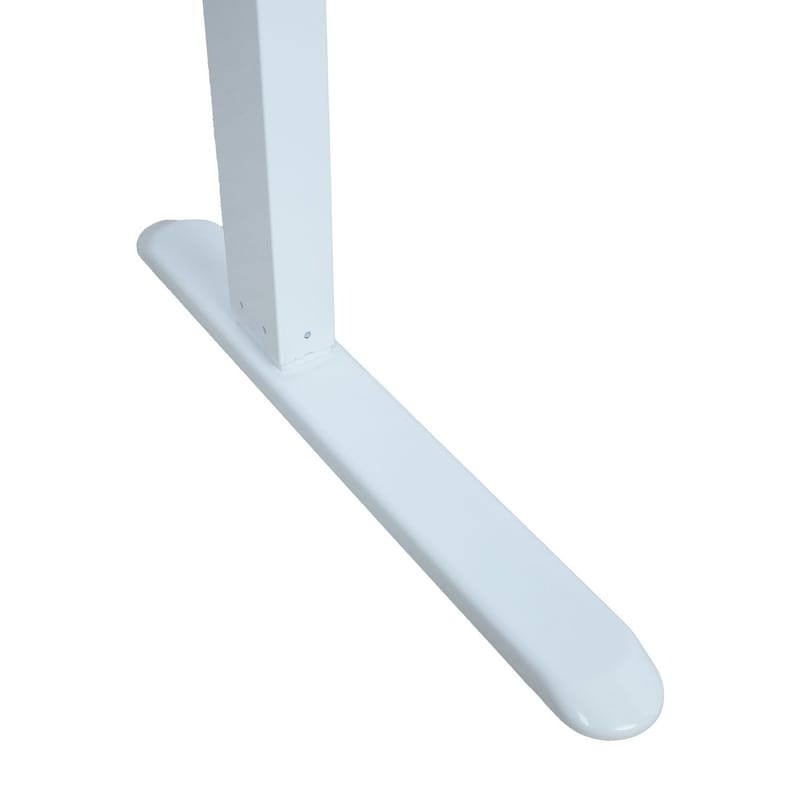 Skrivebord HOME4YOU Ergo Fit med 1 motor 122x62x73,5-118 cm Hvit - Hvit - Møbler - Bord - Kontorbord - Skrivebord - Hev og senkbart skrivebord