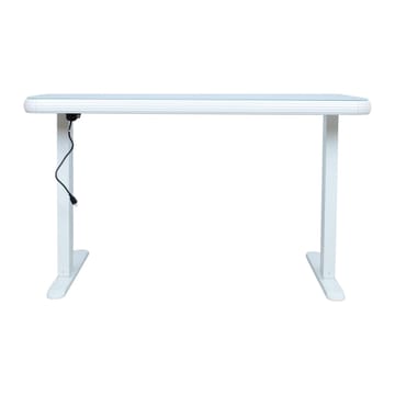 Skrivebord HOME4YOU Ergo Fit med 1 motor 122x62x73,5-118 cm Hvit - Hvit - Møbler - Bord - Kontorbord - Skrivebord - Hev og senkbart skrivebord