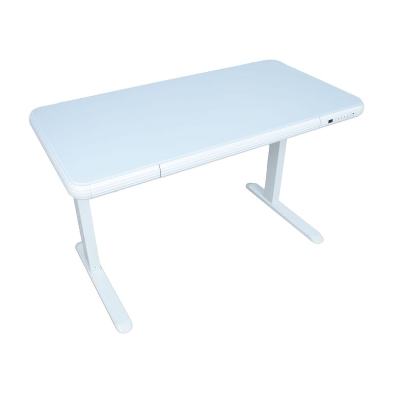 Skrivebord HOME4YOU Ergo Fit med 1 motor 122x62x73,5-118 cm Hvit - Hvit - Møbler - Bord - Kontorbord - Skrivebord - Hev og senkbart skrivebord