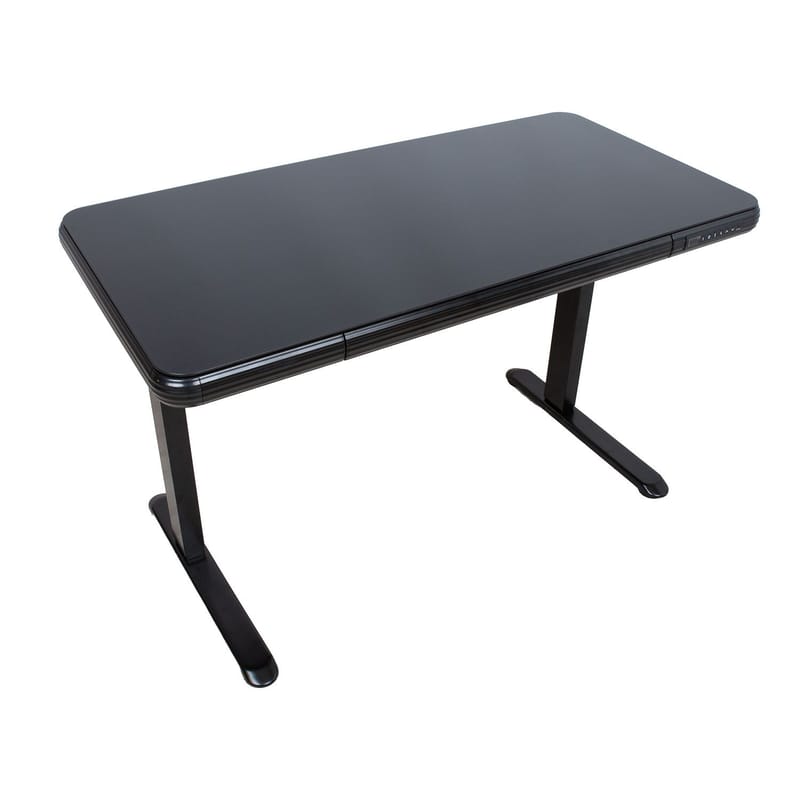 Skrivebord HOME4YOU Ergo Fit med 1 motor 122x62x73,5-118 cm Svart - Svart - Møbler - Bord - Kontorbord - Skrivebord - Hev og senkbart skrivebord